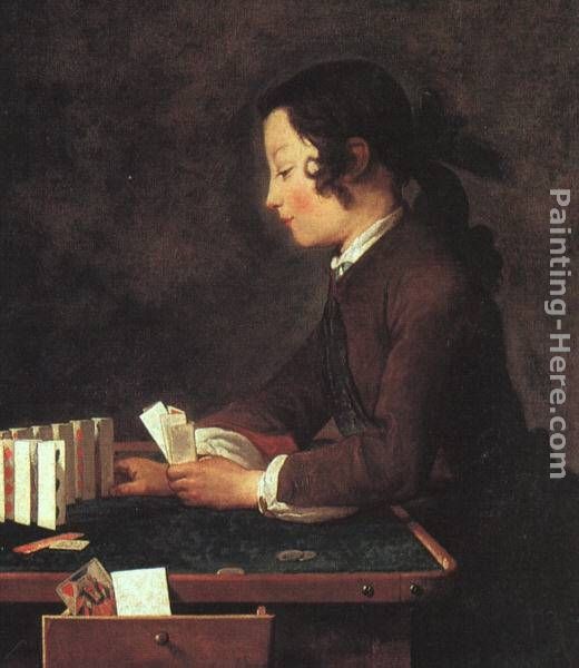 Jean Baptiste Simeon Chardin The House of Cards